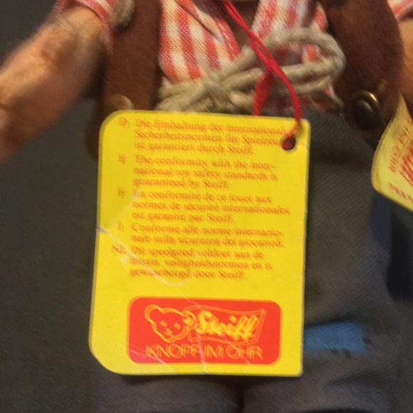 REAL GERMAN STEIFF FATHER HEDGEHOG - Picture 9 of 13